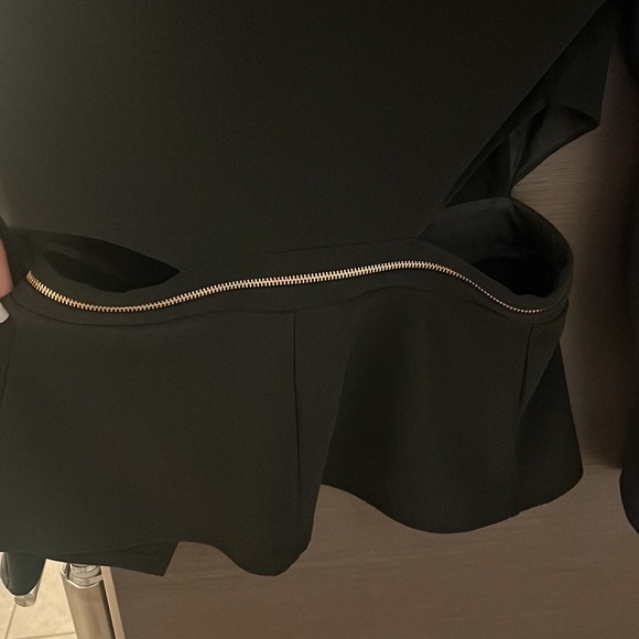 Blazer with cut outs and gold zipper size S - Picture 3 of 3